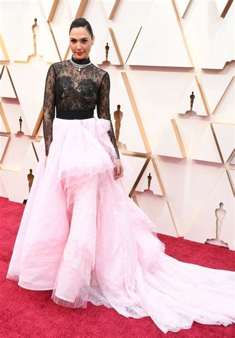 Gal Gadot Oscars 2020 Red Carpet Celebmafia
