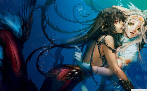 anime girl underwater wallpaper posted by samantha simpson
