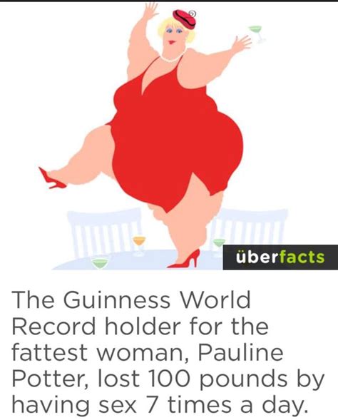 The Guinness World Record Holder For The Fattest Woman Pauline Potter Iost1oo Pounds By Having