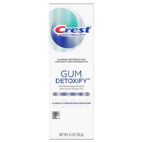 Crest Gum Detoxify Gentle Whitening Toothpaste 41 Oz