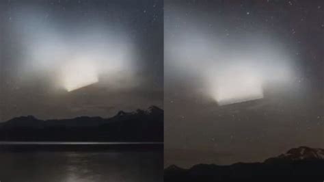 Mystery As Huge Luminous Object Appears In The Night Sky Over Patagonia