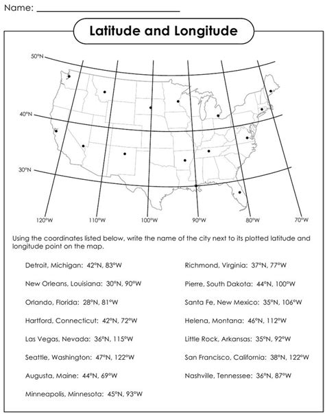 10 Best Images Of Location On A Grid Worksheet World Map With