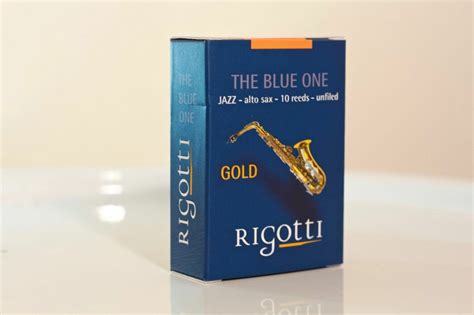Rigotti Gold Jazz Saxophone Reeds Box Of 10 Shop Reeds On Line