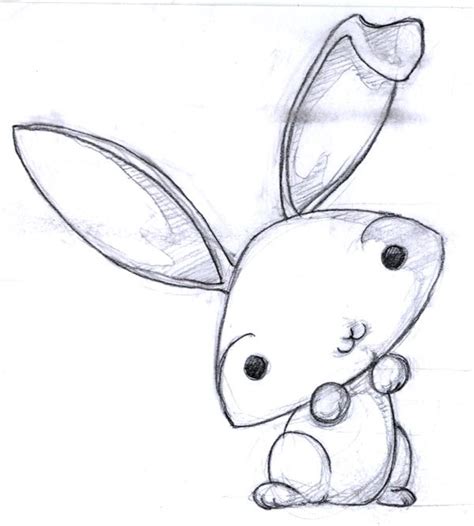 The bunny is looking up at the easter. Cute Bunny Rabbits Drawings Image Gallery - Photonesta ...