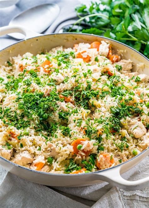 This Chicken Rice Pilaf Is A Very Simple Dish To Make Yet Quite