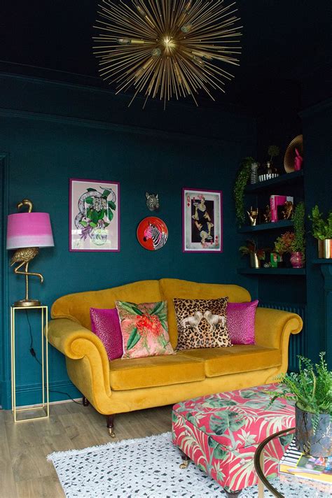 Before And After Amelias Victorian Terrace Colourful And Maximalist