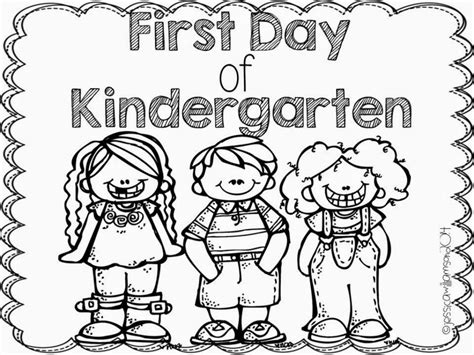 Coloringrocks Kindergarten First Day Kindergarten Colors