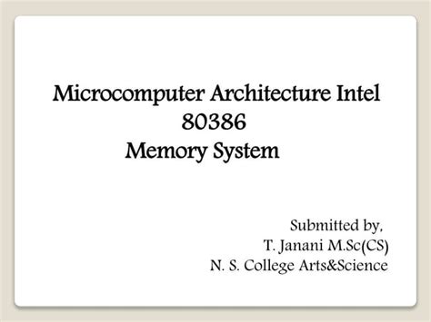 Pin Description Of Intel 80386 Dx Microprocessor Ppt