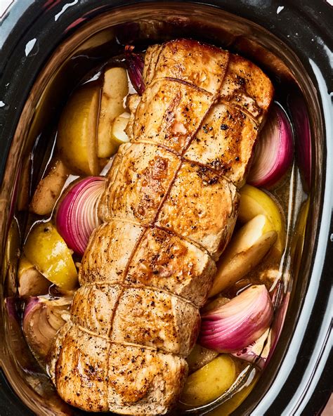 How To Cook A Pork Roast In The Slow Cooker Recipe Crockpot Pork Roast Slow Cooker Pork
