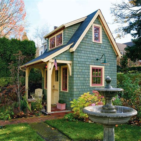 Sweet Two Storey Tiny House Garden Shed With Porch I Would Convert