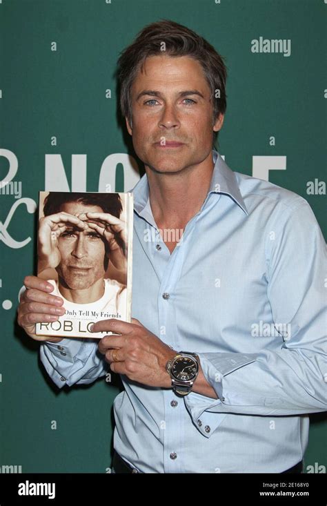 Rob Lowe Signs His New Book Titled Stories I Only Tell My Friends At