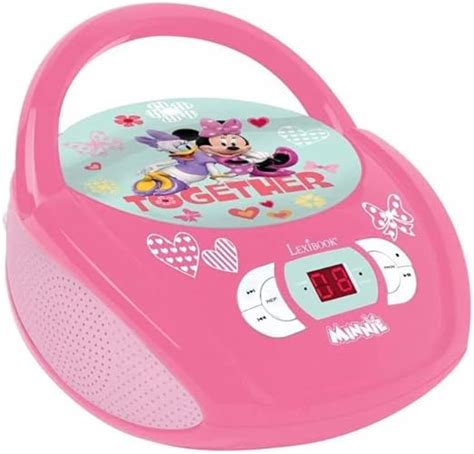 Lexibook Rcd108mn Mickey And Friends Disney Junior Minnie Mouse Cd Player