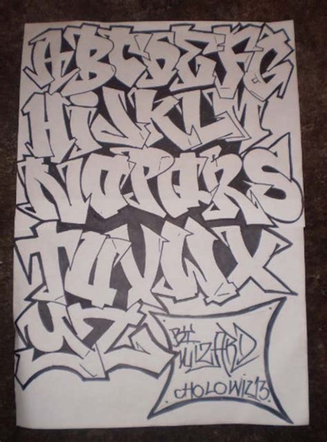 Graffiti Letters Az Drawing At Getdrawings Free Download