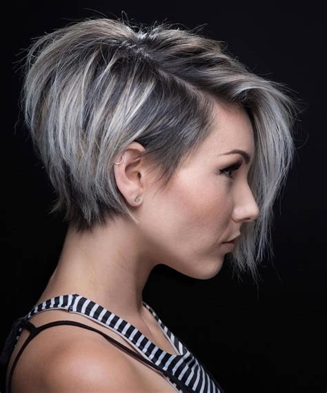 20 Best Collection Of Reverse Gray Ombre Pixie Hairstyles For Short Hair