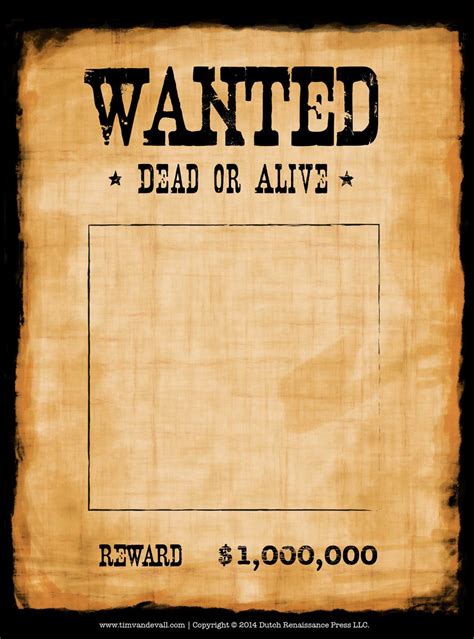 Outlaw Wanted Poster Stock Photos Retro In Wild West Style Just Put
