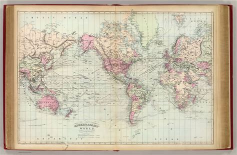 World Mercators Projection David Rumsey Historical Map Collection