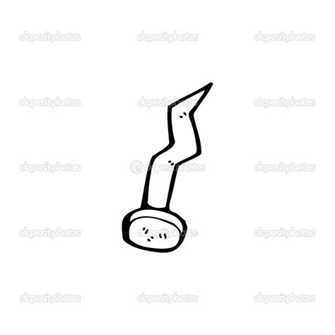 Bent Old Nail — Stock Vector © Lineartestpilot 20338737
