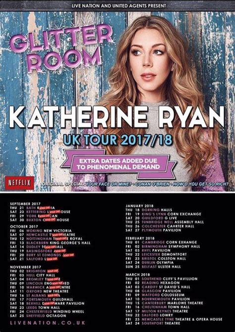 Glitter room consistently presents as a portrait of her life at this moment, an intimate look at ryan's efforts to raise a child while still figuring things out for herself. Katherine Ryan's Glitter Room | Warwick Arts Centre Event ...