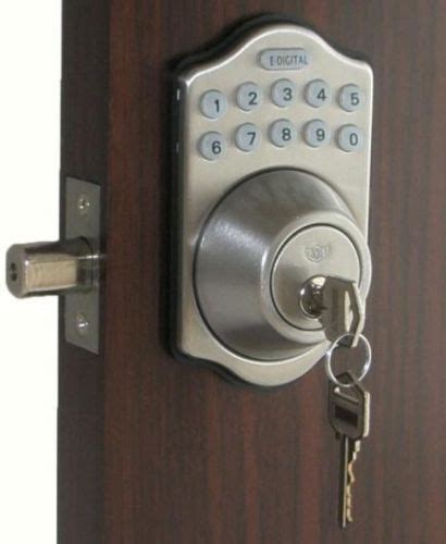 Digital Electronic Keypad Keyless Entry Door Lock Programmable Deadbolt