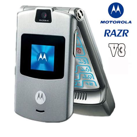 Flip Phone Original Motorola Razr V3 Keyboard Phone Motorola 100 High