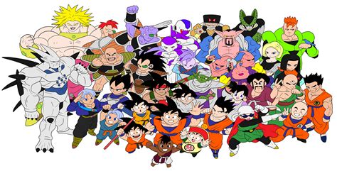 Who is your favourite dragonball z character, and why? Dragon Ball Z: Budokai 3 Character Roster Vector by ...