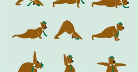 Here's a great (and simple!) morning yoga sequence for you're tired, you're sleepy, you're rushing to get where you need to be. Yogi Bear doing yoga! SO fitting since this is what I ...
