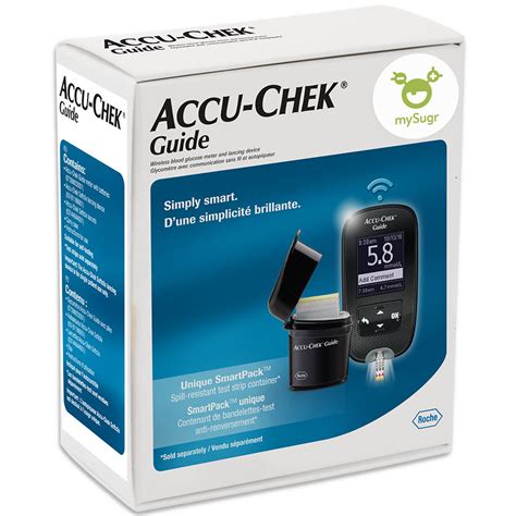Roche Accu Chek Guide Wireless Blood Glucose Meter Lancing Device