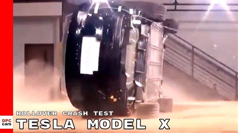 Tesla Model X Rollover Crash Test On Sand YouTube