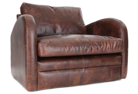 Camden Vintage Leather Snuggler From Old Boot Sofas