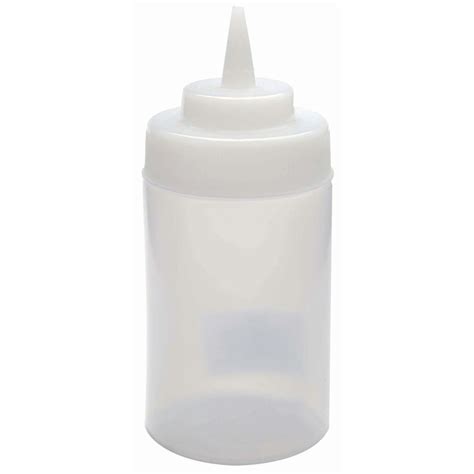 Hubert® 12 Oz Wide Mouth Squeeze Bottle 2 34dia X 6 12h