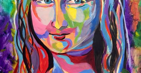 Mona Lisa Painting By Luzdy Rivera Abstract Portrait Painting Acrylic