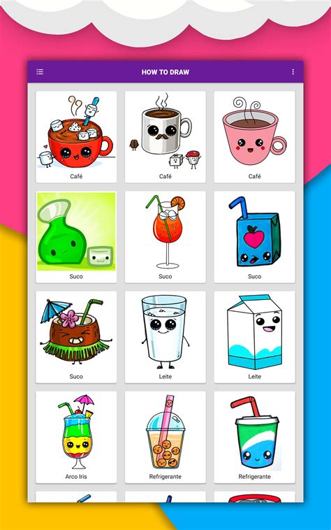 Desenho De Comidas Fofas~desenho de comidas fofas ~ Imagens para