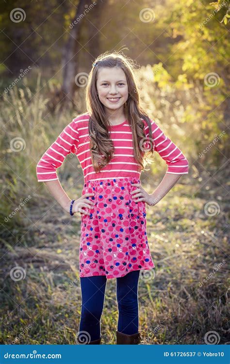 Beautiful Teen Girl Portrait Outdoors Stock Image Image Of Bright