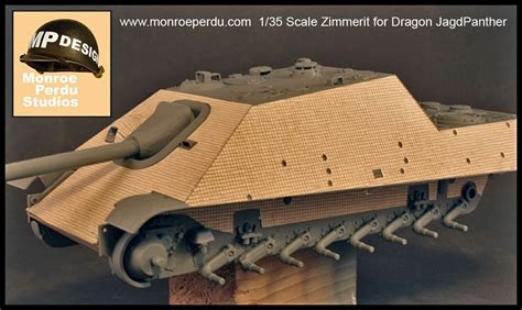 135 Scale Zimmerit For Dragon Models Jagdpanther
