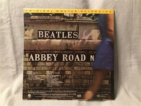 The Beatles Abbey Road Lp Vinyl Abbey Capitol Records Mfsl 1 023 Exvg