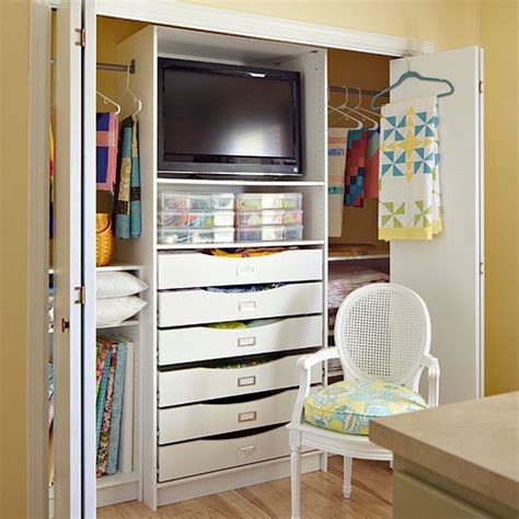 But there are ways to change habits to help you be both. Discover a crafty way to organize fabrics, craft supplies ...