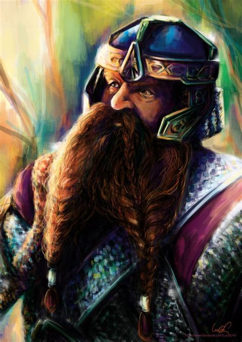 Lotr Gimli By Luciol 2zr On Deviantart Lord Of The Rings The