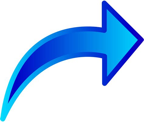 Blue Png Arrows On Transparent Background For Free