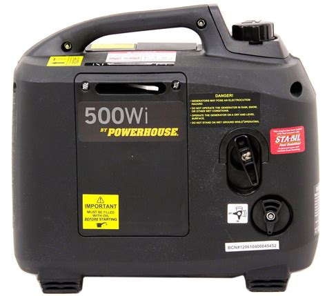 Powerhouse 500wi 500 Watt Inverter Generator Portable Gas 120