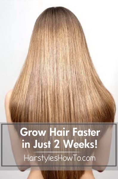 How To Grow Hair Faster In Just 2 Weeks Grow Hair Hair Styles Hair