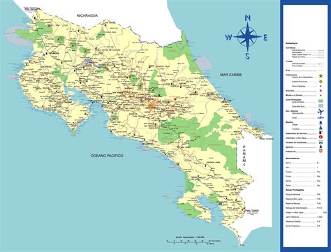 Map Of Costa Rica Every Map You Need To Plan Your Trip To Costa Rica