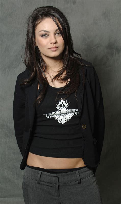 Mila Kunis Showed Off Her Abs At The Fox Upfronts In Nyc In May 2005