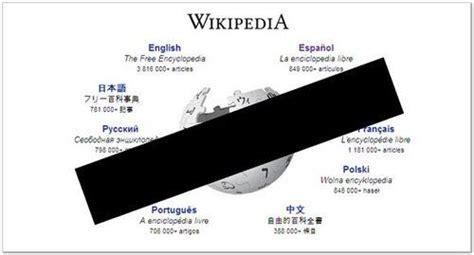 Blackout De Wikipedia Contra La Sopa Paperblog