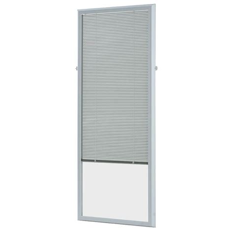 Odl 22 Inch W X 64 Inch H Add On Enclosed Aluminum Blinds White Steel And Fiberglass Doors The