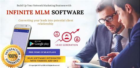 Infinite Mlm Software Is Integrated With State Of Art Features And