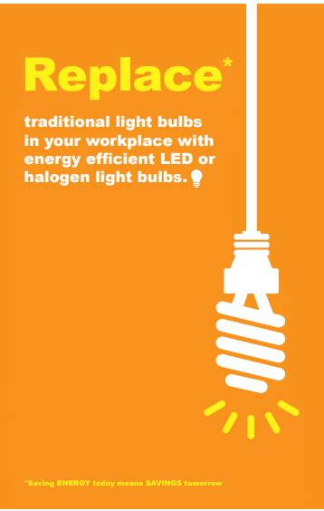 Save Energy Posters Poster Template