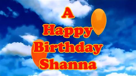 Shanna Happy Birthday Floating Balloons Youtube