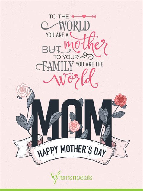 50 Happy Mothers Day Quotes Wishes Status Images 2020 Ferns N Petals