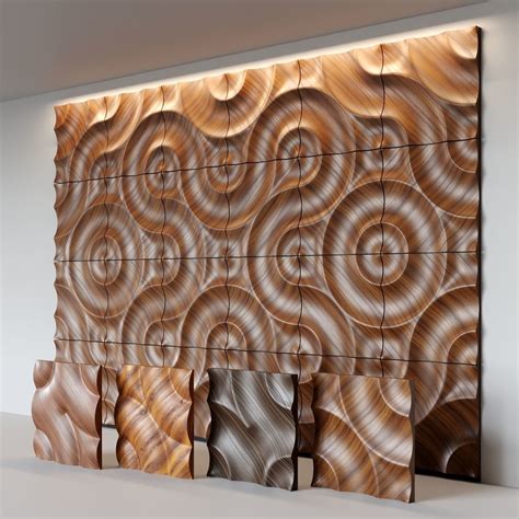 Moko Modular Wooden 3d Wall Panels Volga Amazonas Shamal