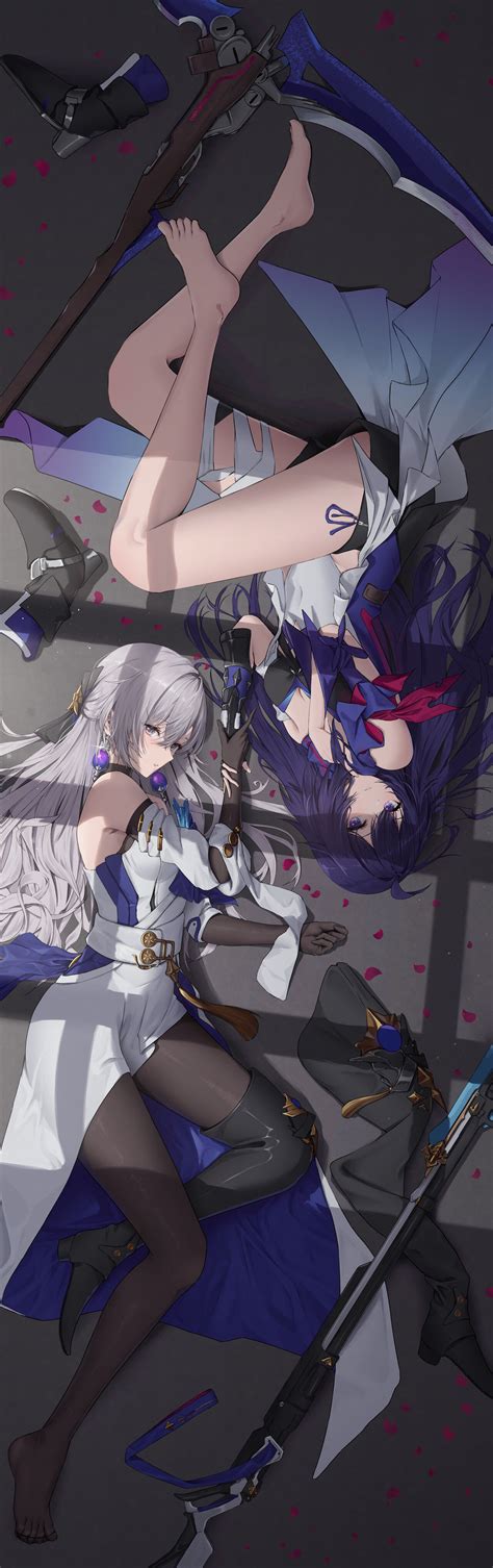 Rule 34 2girls Bronya Rand Feet Female Female Only Holding Each Other Honkai Star Rail Honkai